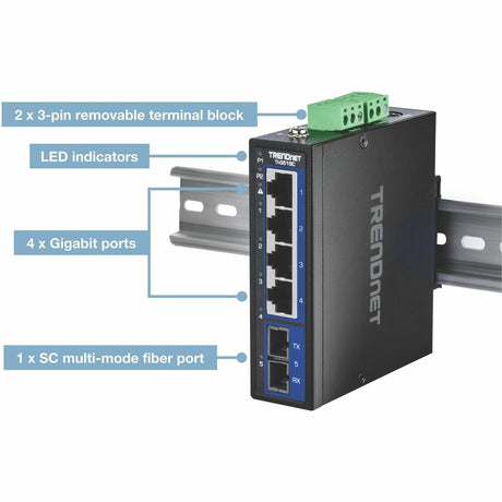 5 Port Hardened Switch