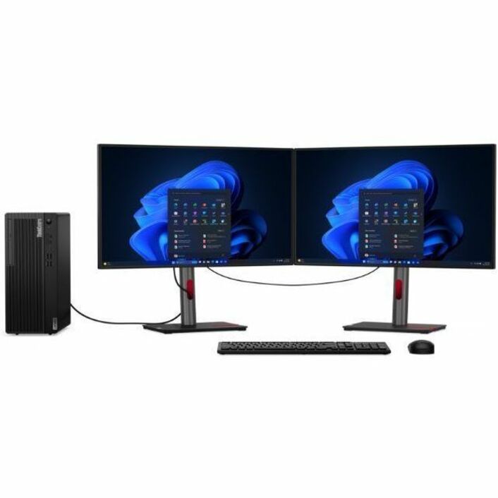 Lenovo ThinkCentre M70t Gen 5 12U0000LUS Desktop Computer - Intel Core i5 14th Gen i5-14500 - vPro Technology - 16 GB - 512 GB SSD - Tower - Black