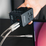 VERBATIM 65W TRAVEL ADAPTER