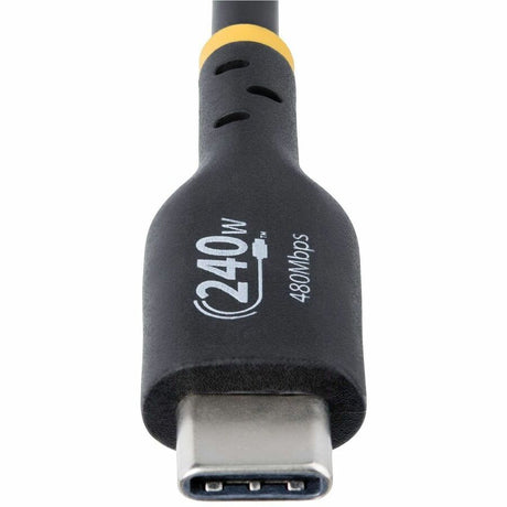 StarTech.com 10ft USB-C Charging Cable, USB-IF Certified USB C Cable, 240W PD EPR, USB 2.0 Type-C Laptop Charger Cord, TPE Jacket, M/M