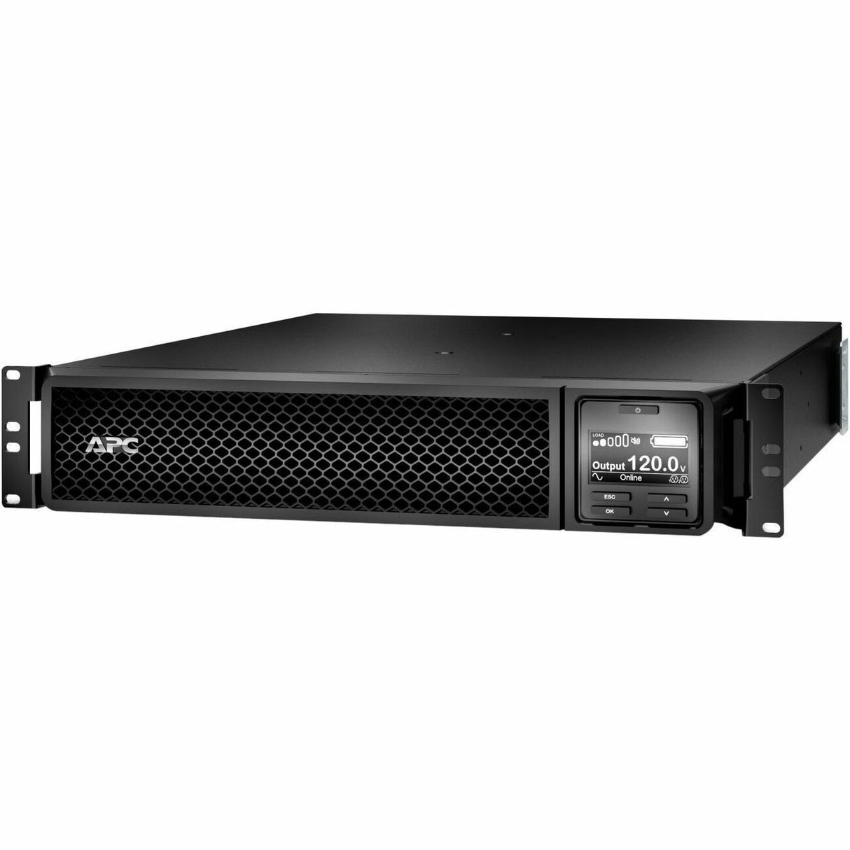 APC Smart-UPS On-Line, 3kVA, Rackmount 2U, 120V, 8x 5-20R+1x L5-30R NEMA outlets, Network Card, Extended runtime, W/ rail kit, TAA [TAA]
