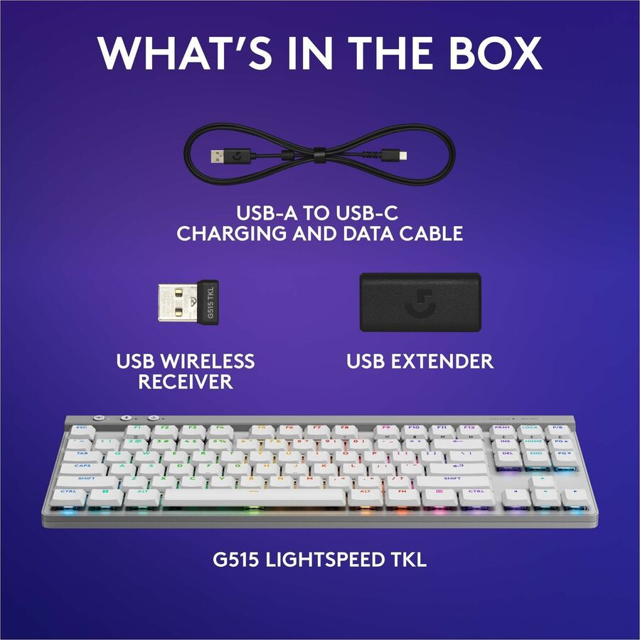 G515 LIGHTSPEED TKL Linear Wht