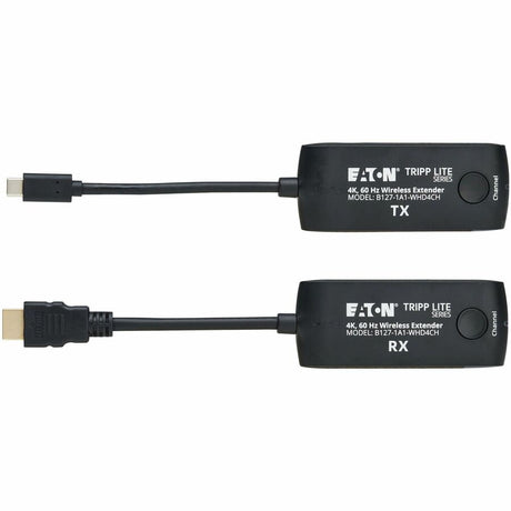 Eaton Tripp Lite Series USB-C to HDMI over Wireless Extender Kit, 4K 60 Hz, Wireless USB-C to HDMI, Switchable Channel, Up to 65 ft. (20 m)