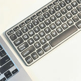 Macally Backlit Large Print Keyboard For Mac with Dual USB A / C