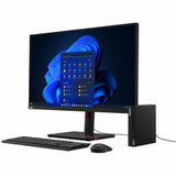 Lenovo ThinkCentre M70q Gen 5 12TD001TUS Desktop Computer - Intel Core i5 14th Gen i5-14500T - vPro Technology - 32 GB - 1 TB SSD - Tiny - Black