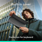 Logitech Keys-To-Go 2 Portable Bluetooth Keyboard for Tablet With Built-in Cover, Slim and Compact Wireless Keyboard for Windows, Android, Linux, iPad, iPhone, Mac, Apple TV (Graphite)