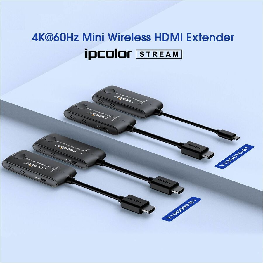 Rocstor TrueReach 4K@60Hz Mini Portable 65ft (20M) HDMI over Wireless Extender