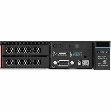 Lenovo ThinkSystem SR630 V3 7D73A05MNA 1U Rack Server - 1 Xeon Silver 4510 2.40 GHz - 32 GB RAM - Serial ATA/600 Controller