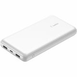Belkin 15W 3-port USB Power Bank - 20K mAh - 2xUSB-A (12W), 1xUSB-C (15W) - Portable Charger - w/ USB-A to USB-C Cable - White