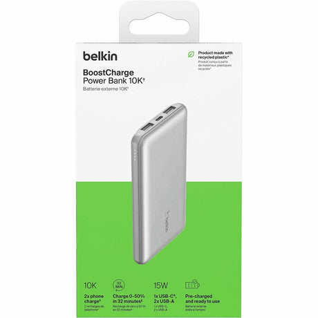 10K POWER BANK USB-A  C 15W