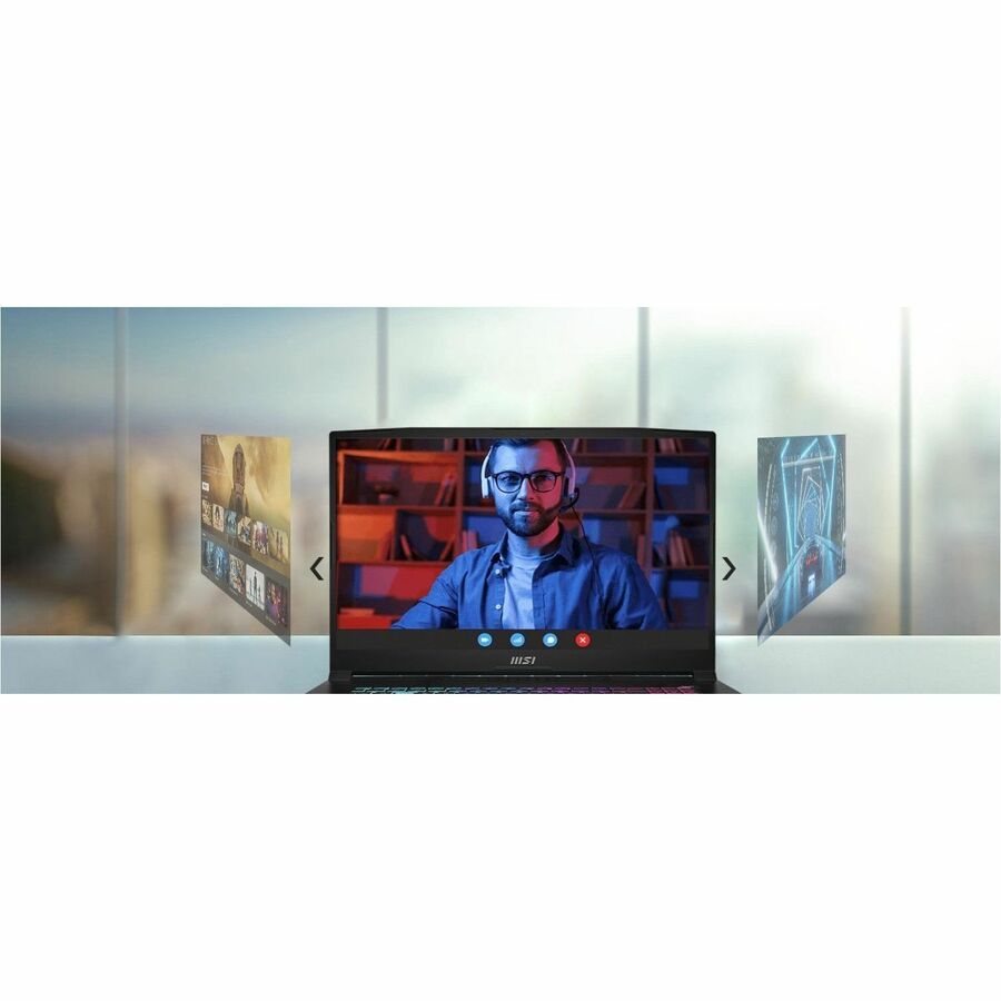 MSI Katana A17 AI B8V KATANA A17 AI B8VF-895US 17.3" Gaming Notebook - Full HD - AMD Ryzen 9 8945HS - 32 GB - 1 TB SSD - Black