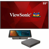 ViewSonic Commercial Display CDE5530-W1 - 4K, 24/7 Operation, Integrated Software and WiFi Adapter - 450 cd/m2 - 55"