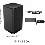ULTIMATE EARS HYPERBOOM , Portable Wireless Bluetooth Speaker, Loud Speaker, Big Bass, Water resistant IPX4, 150 ft range-Black