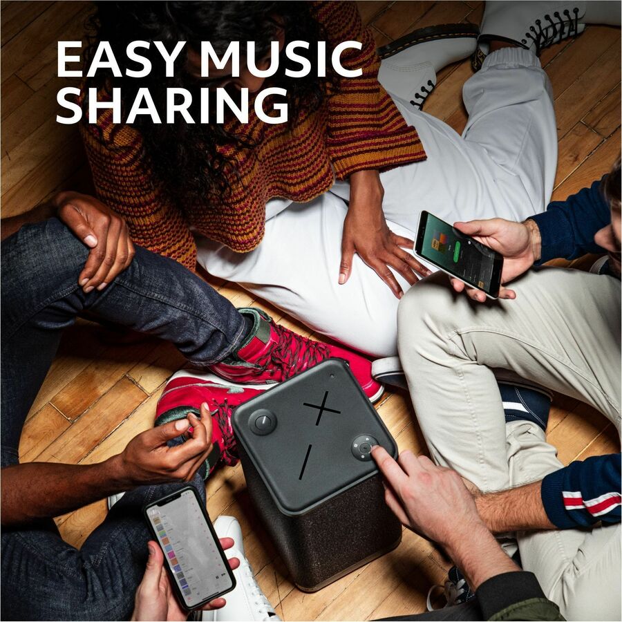 ULTIMATE EARS HYPERBOOM , Portable Wireless Bluetooth Speaker, Loud Speaker, Big Bass, Water resistant IPX4, 150 ft range-Black