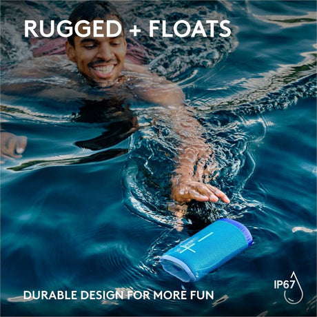 ULTIMATE EARS EVERBOOM Wireless Bluetooth Portable Speaker, Big Bass and Immersive 360-Degree Sound, Floatable Waterproof Speaker IP67, up to 20-Hour Battery and 180 ft (55 m) Range, Black