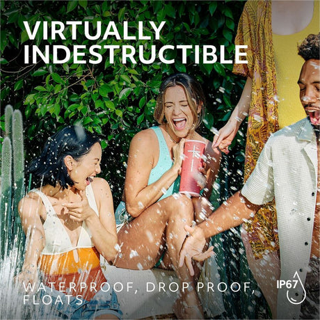 Ultimate Ears MEGABOOM 4 Portable Waterproof Bluetooth Speaker With Powerful 360-Degree Sound and Thundering Bass, Floating Speaker With 20-Hour Battery and 147ft (45m) Range, Blue