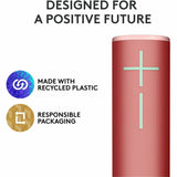 Ultimate Ears MEGABOOM 4 Portable Waterproof Bluetooth Speaker With Powerful 360-Degree Sound and Thundering Bass, Floating Speaker With 20-Hour Battery and 147ft (45m) Range, Red