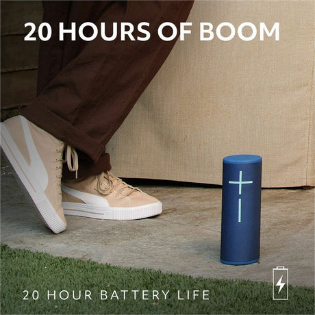 Ultimate Ears MEGABOOM 4 Portable Waterproof Bluetooth Speaker With Powerful 360-Degree Sound and Thundering Bass, Floating Speaker With 20-Hour Battery and 147ft (45m) Range, Black