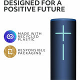 Ultimate Ears BOOM 4 Portable Waterproof Bluetooth Speaker With 360-Degree, Bold, Immersive, Crystal-Clear Sound, Floating Speaker With 15-Hour Battery and 147ft (45m) Range, Blue