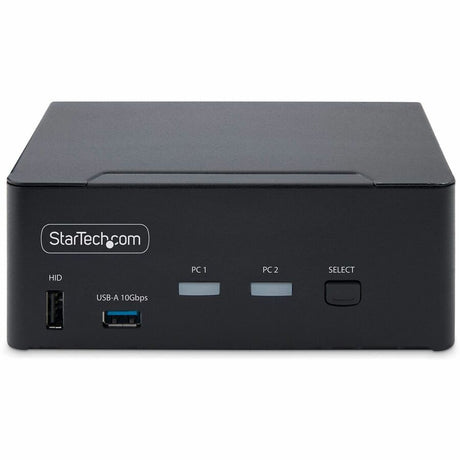 StarTech.com 2-Port Dual-Monitor DisplayPort 1.4 KVM Switch, 8K 60Hz / 4K 144Hz, 2x USB 10Gbps Ports, Hotkey Switching, TAA Compliant