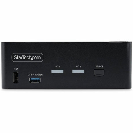 StarTech.com 2-Port Dual-Monitor DisplayPort 1.4 KVM Switch, 8K 60Hz / 4K 144Hz, 2x USB 10Gbps Ports, Hotkey Switching, TAA Compliant