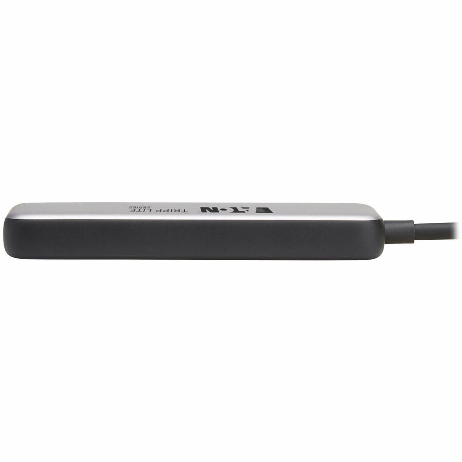 Eaton Tripp Lite Series 4-Port USB-C Hub, USB 3.2 Gen 2 (10 Gbps), 4x USB-C Ports, 100W PD Charging, Thunderbolt 3 Compatible, Gray