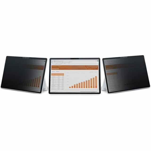 StarTech.com 4-Way 12.3in Surface Pro 4/5/6/7/7+ Privacy Screen Filter, For Portrait/Landscape, Touch-Enabled, +/- 30 Deg. View, Matte