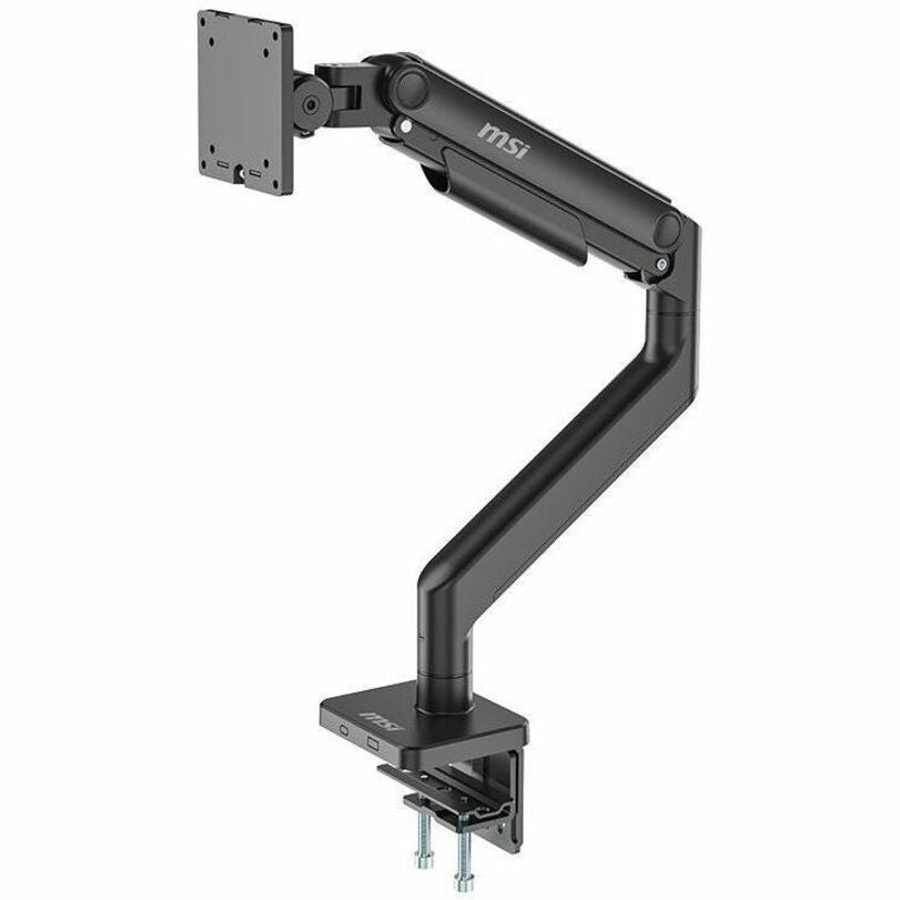 MSI Mounting Arm for Monitor, Flat Panel Display, Curved Screen Display - Matt Black