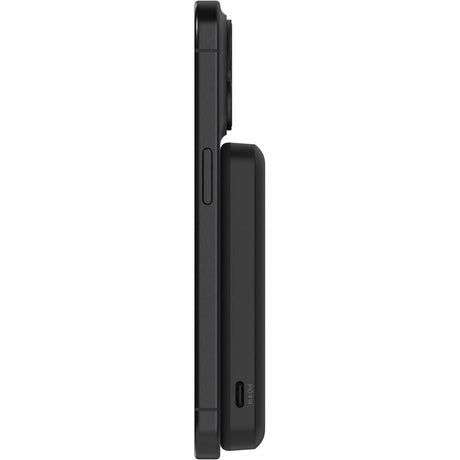 Belkin 15W Wireless Magnetic Power Bank w/ Stand, Qi2 - 5K mAh - 1xUSB-C - Portable Charger - w/ USB-C to USB-C Cable - Black