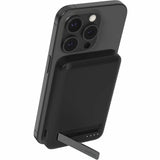 Belkin 15W Wireless Magnetic Power Bank w/ Stand, Qi2 - 5K mAh - 1xUSB-C - Portable Charger - w/ USB-C to USB-C Cable - Black