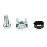 Rocstor 50 Pkg M5 Mounting Screws and Cage Nuts for Server Rack Cabinet