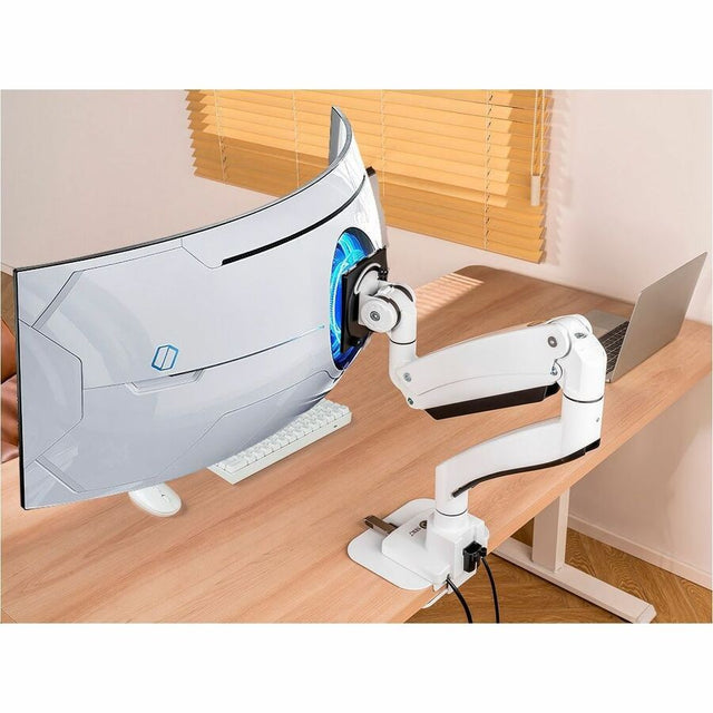 SIIG Ultra Heavy Duty Single Monitor Arm Desk Mount - 17" to 57" - Weight Between 4.4 - 59.5 lbs - VESA 75/100/200mm