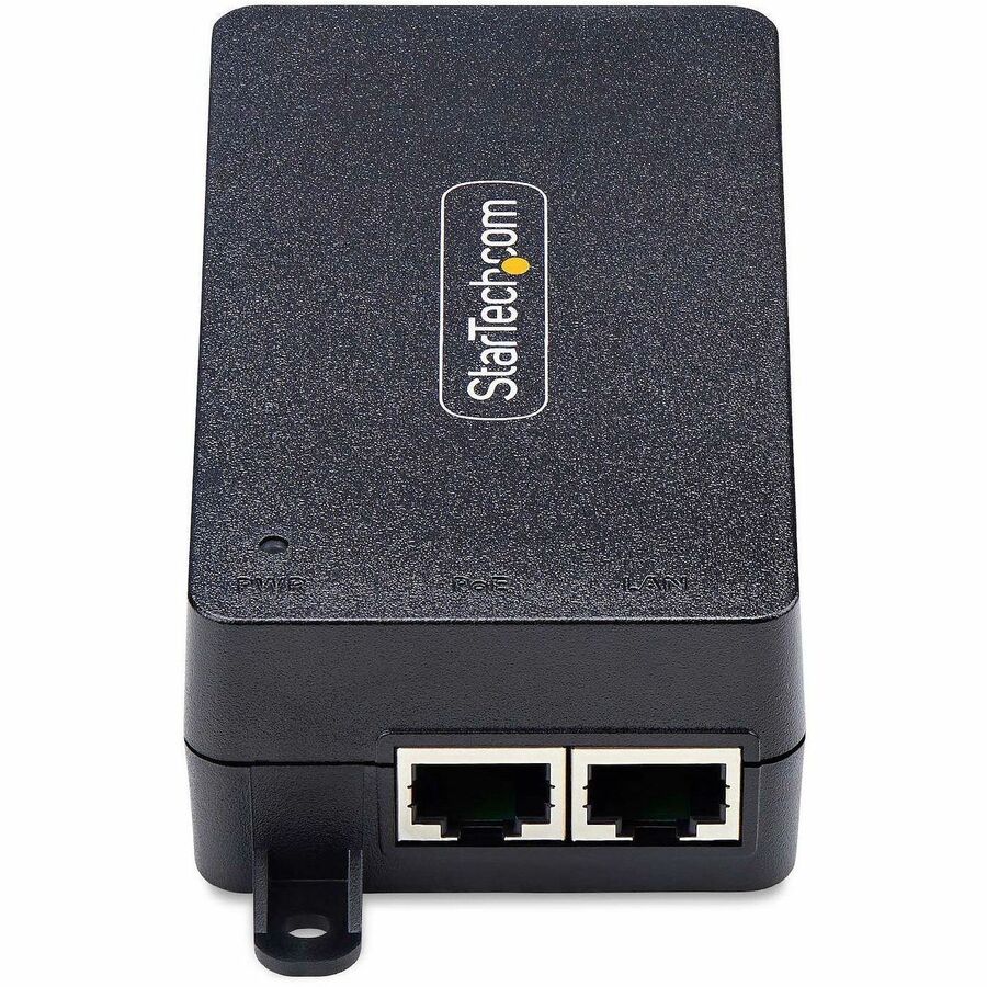 StarTech.com 1-Port 2.5GbE PoE+ Injector, Multi-Gigabit 10M/100M/1G/2.5G Ethernet, Midspan PoE/PoE+ (802.3af/802.3at), 30W, Unmanaged