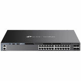 TP-Link Omada 24-Port Gigabit Stackable L3 Managed PoE+ Switch with 4 10G Slots
