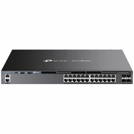 TP-Link Omada 24-Port Gigabit Stackable L3 Managed PoE+ Switch with 4 10G Slots