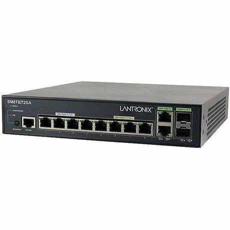 Lantronix SM8TBT2SA Managed Gigabit Ethernet PoE++ Switch
