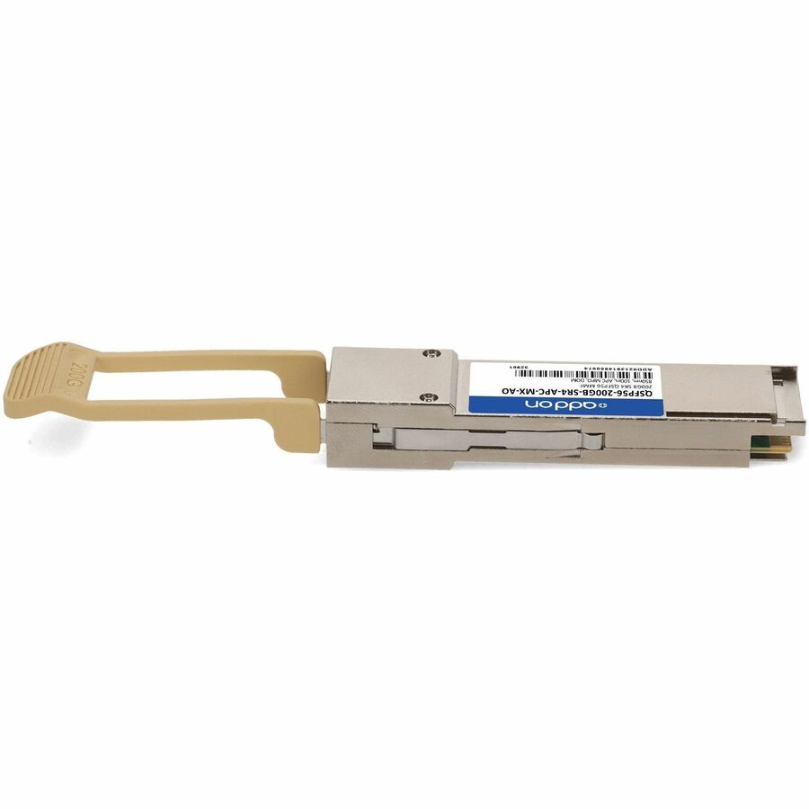 AddOn Mellanox Compatible TAA 200GBase-SR4 QSFP56 Transceiver (MMF, 850nm, 100m, APC MPO, DOM)