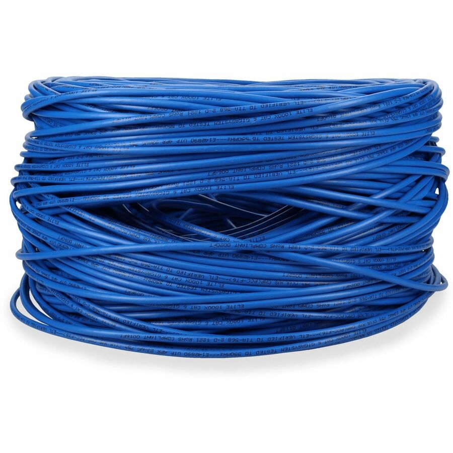 500FT BLUE CAT6 UTP PLENUM