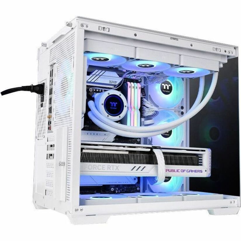 View 380 TG ARGB Case White