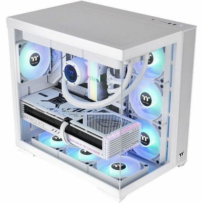 View 380 TG ARGB Case White