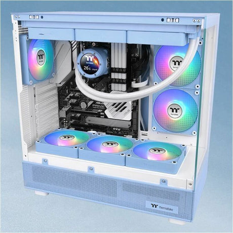 Thermaltake CT140 EX ARGB Sync PC Cooling Fan Hydrangea Blue (3-Fan Pack) - 3 Pack