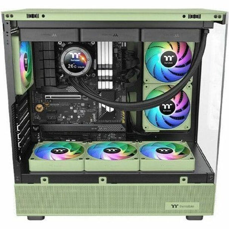 Thermaltake CT140 EX ARGB Sync PC Cooling Fan Matcha Green (3-Fan Pack) - 3 Pack