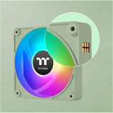 Thermaltake CT140 EX ARGB Sync PC Cooling Fan Matcha Green (3-Fan Pack) - 3 Pack