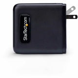 StarTech.com 100W USB-C Wall Charger, 2x USB-C, 2x USB-A, Fast Charging Portable GaN Power Adapter, PD 3.0, 6ft/1.8m USB-C to USB-C Cable