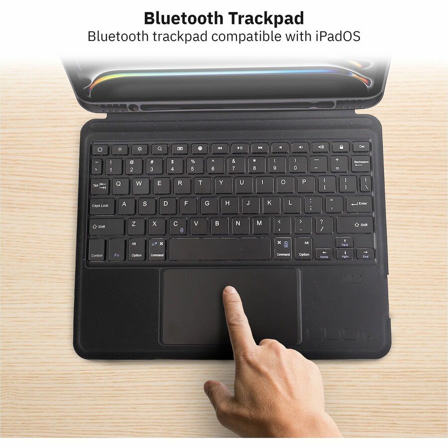 CODi Bluetooth Keyboard Folio Case with Trackpad for iPad Pro 13" (M4)