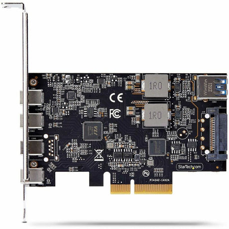 StarTech.com 5-Port USB PCIe Card, USB 3.2 10Gbps, PCI Express Card with 4x USB-C Ports, 1x USB-A Internal Port