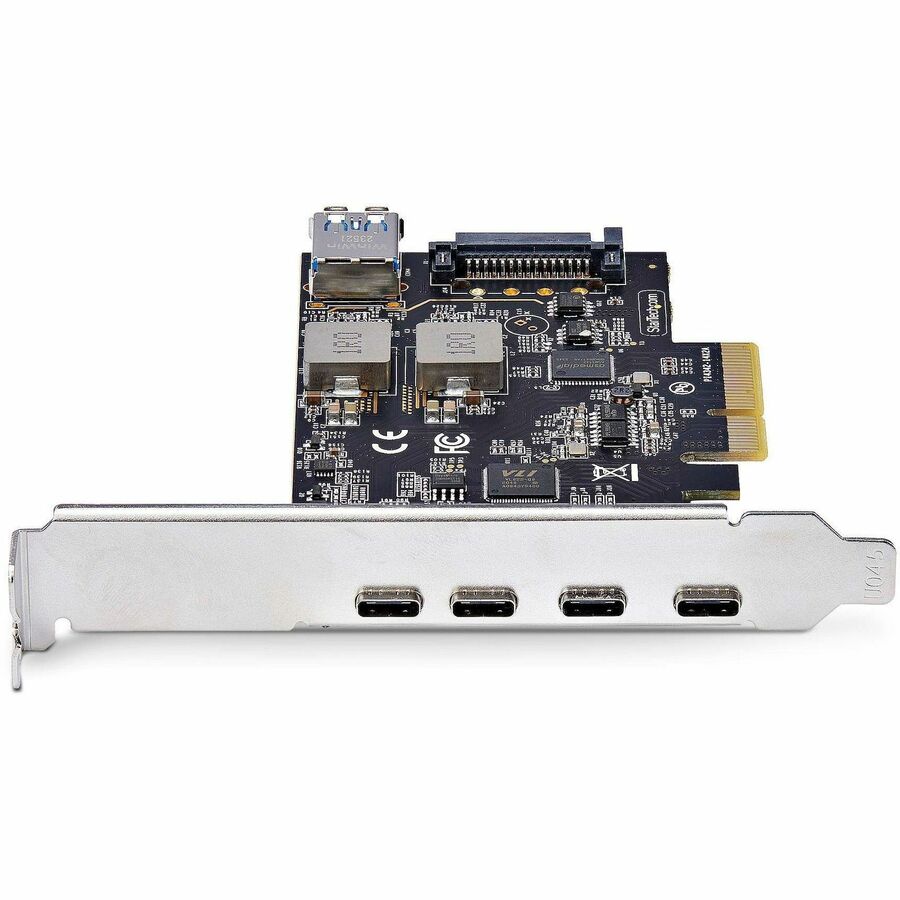 StarTech.com 5-Port USB PCIe Card, USB 3.2 10Gbps, PCI Express Card with 4x USB-C Ports, 1x USB-A Internal Port