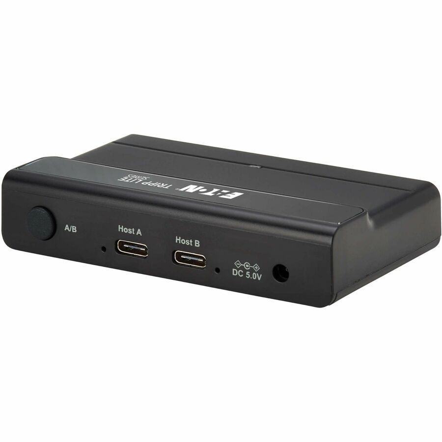 Eaton Tripp Lite Series 2x4 USB Peripheral Sharing Switch - USB 3.2 Gen 1 (5 Gbps), 2 USB-C Hosts, 4 USB-A Hub Ports