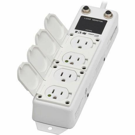 Eaton Tripp Lite Series Safe-IT UL 1363A Medical-Grade Power Strip for Patient Care Vicinities, 4 Hospital-Grade Outlets, Load Monitor, Safety Covers, Antimicrobial, 15 ft. (4.6 m) Cord