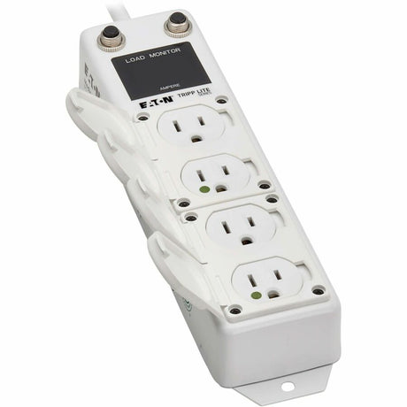 Eaton Tripp Lite Series Safe-IT UL 1363A Medical-Grade Power Strip for Patient Care Vicinities, 4 Hospital-Grade Outlets, Load Monitor, Safety Covers, Antimicrobial, 2 ft. (0.6 m) Cord